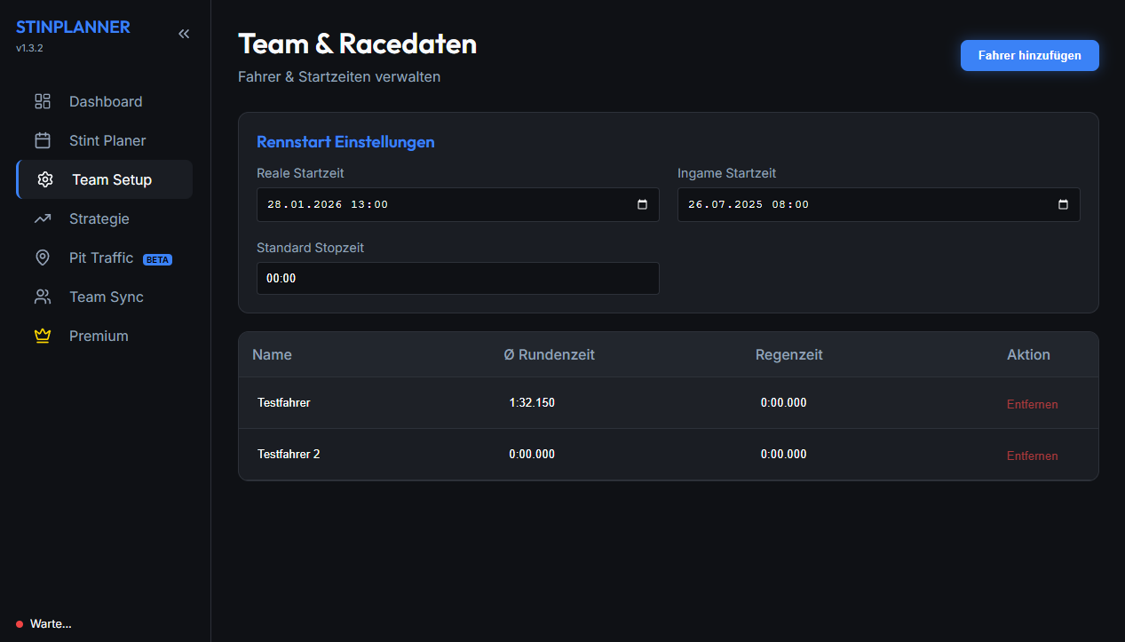Team Setup